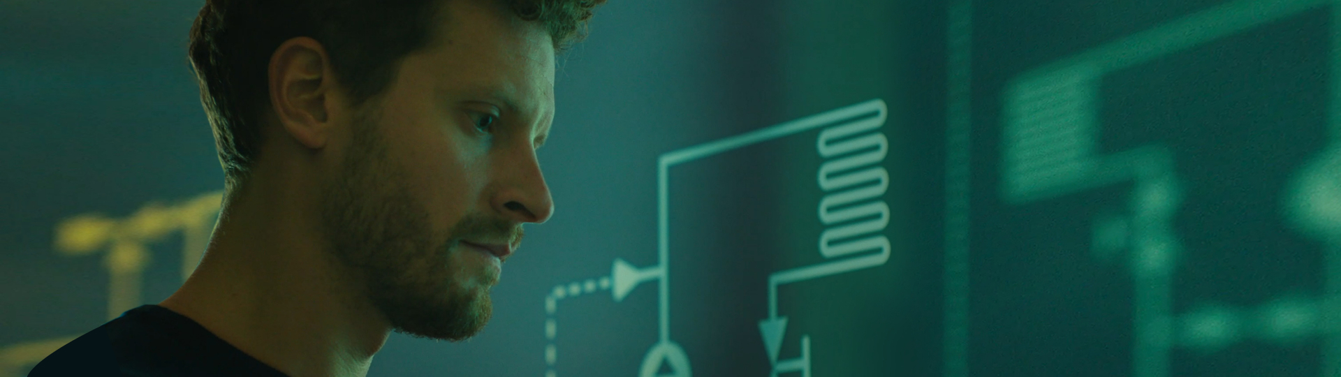 Man envisioning the indoor climate solution you need